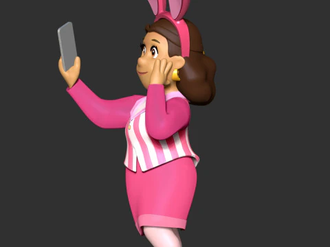 PAW Patrol - Mayor Goodway 3D Print Model