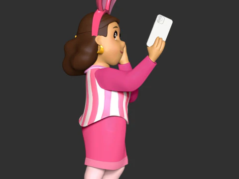 PAW Patrol - Mayor Goodway 3D Print Model