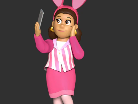 PAW Patrol - Mayor Goodway 3D Print Model