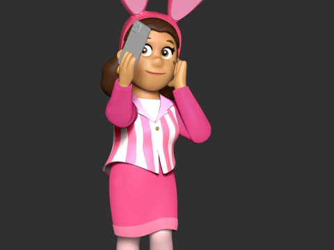 PAW Patrol - Mayor Goodway 3D Print Model