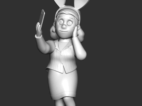 PAW Patrol - Mayor Goodway 3D Print Model