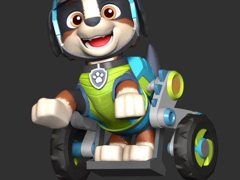 Rex - PAW Patrol 3D Baskı Modeli