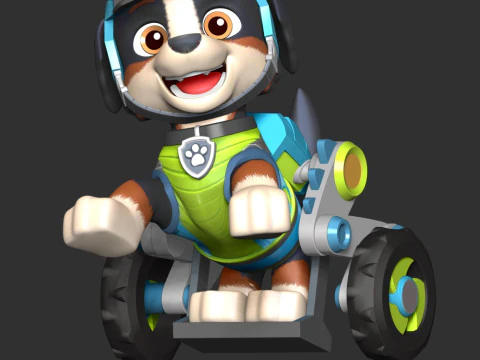 Rex - PAW Patrol 3D Print Model