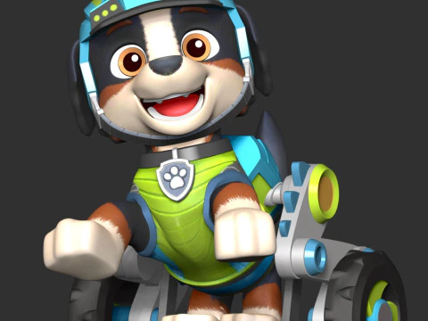 Rex - PAW Patrol 3D Print Model