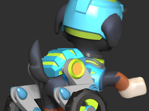 Rex - PAW Patrol 3D Baskı Modeli