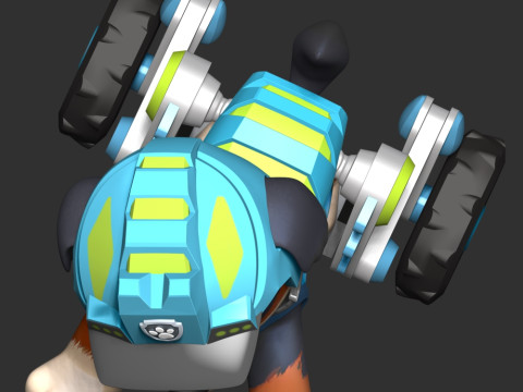 Rex - PAW Patrol 3D Baskı Modeli