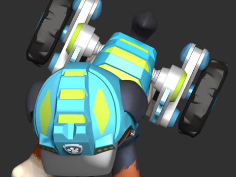 Rex - PAW Patrol 3D Print Model