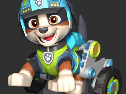 Rex - PAW Patrol 3D Baskı Modeli
