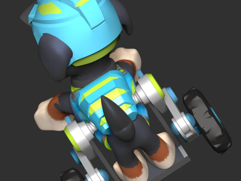 Rex - PAW Patrol 3D Baskı Modeli