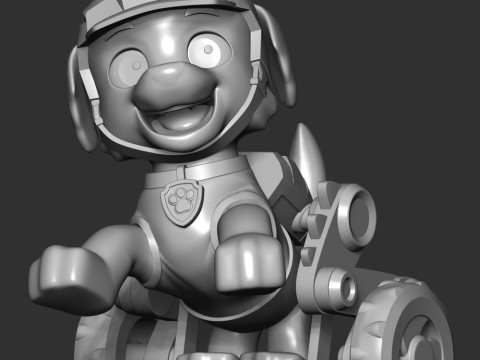 Rex - PAW Patrol 3D Baskı Modeli