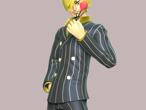 One piece - Sanji Modello di stampa 3D
