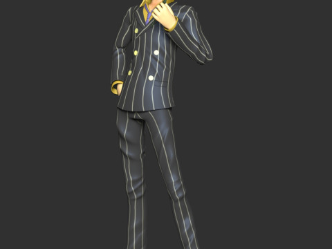 One piece - Sanji Model Cetak 3D