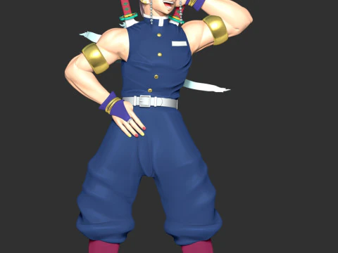 Tengen Uzui - Demon Slayer Kimetsu no Yaiba 3D Print Model