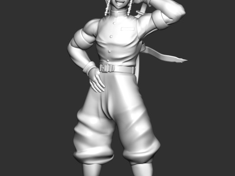 Tengen Uzui - Demon Slayer Kimetsu no Yaiba 3D-printmodel