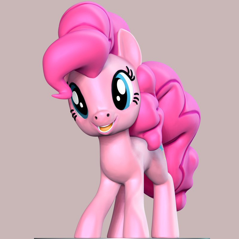 Pinkie Pie - My Little Pony 3D-Druckmodell .c4d .max .obj .3ds .fbx .stl .blend 