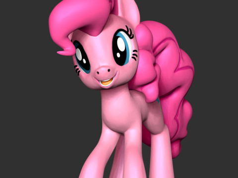 Pinkie Pie - My Little Pony 3D-Druckmodell