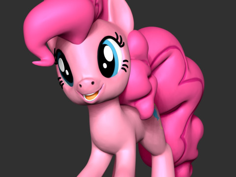 Pinkie Pie - My Little Pony 3D-Druckmodell