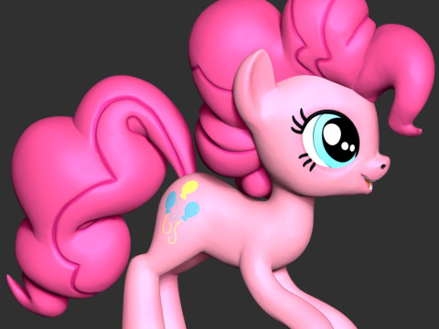 Pinkie Pie - My Little Pony 3D-Druckmodell