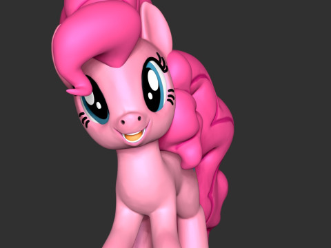 Pinkie Pie - My Little Pony 3D-Druckmodell