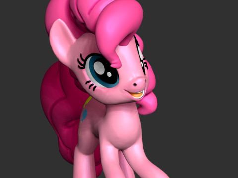 Pinkie Pie - My Little Pony 3D-Druckmodell
