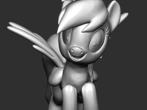 Rainbow Dash - My Little Pony 3D Print Model