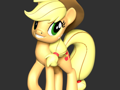 Applejack - My Little Pony Modello di stampa 3D