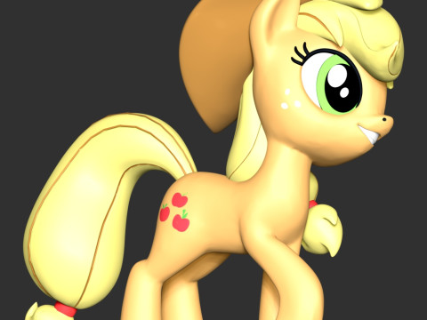Applejack - My Little Pony Modello di stampa 3D