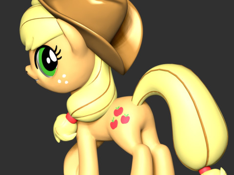 Applejack - My Little Pony Modello di stampa 3D