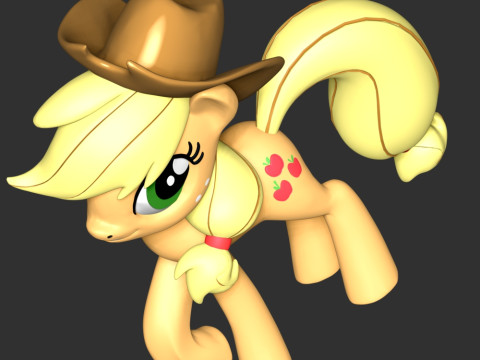 Applejack - My Little Pony Modello di stampa 3D