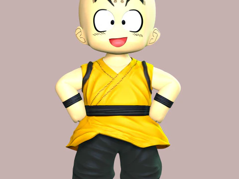 Dragon Ball - Kid Krillin 3D printmodel