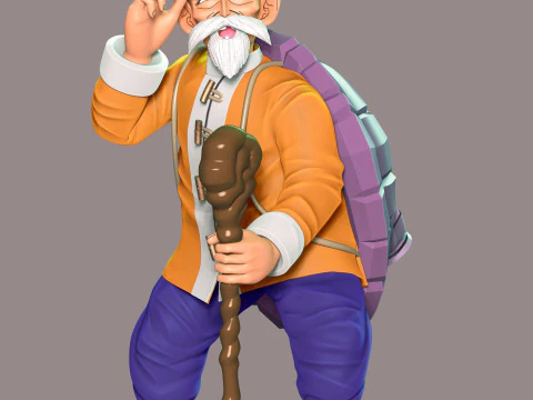 Master Roshi - Dragon Ball 3D Print Model