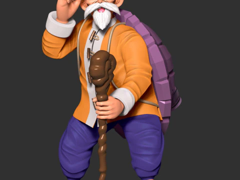 Master Roshi - Dragon Ball 3D Print Model
