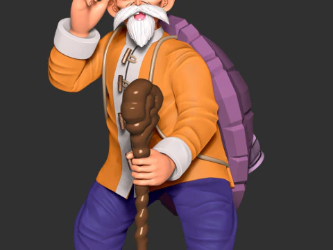 Master Roshi - Dragon Ball 3D Print Model