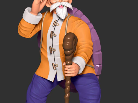 Master Roshi - Dragon Ball 3D Print Model