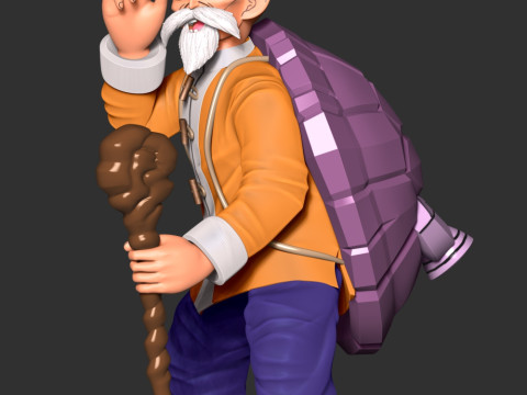 Master Roshi - Dragon Ball 3D-printmodel