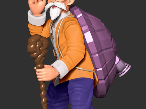 Master Roshi - Dragon Ball 3D Print Model