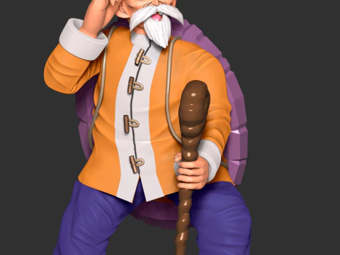 Master Roshi - Dragon Ball 3D Print Model