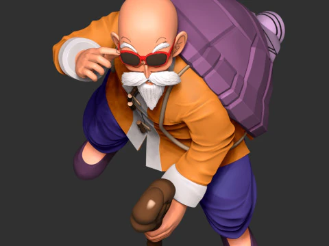 Master Roshi - Dragon Ball 3D Print Model