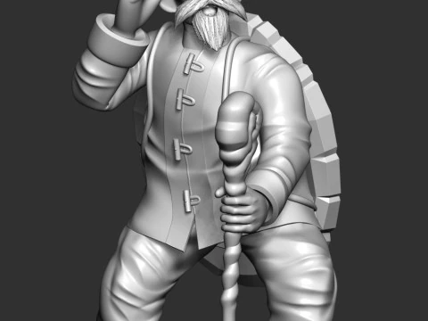 Master Roshi - Dragon Ball 3D Print Model