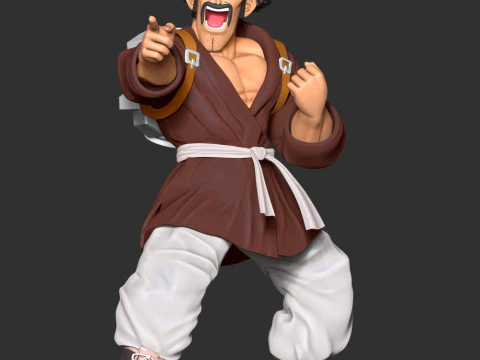 Mr Satan - Dragon Ball 3D Print Model