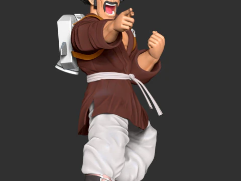Mr Satan - Dragon Ball 3D Print Model