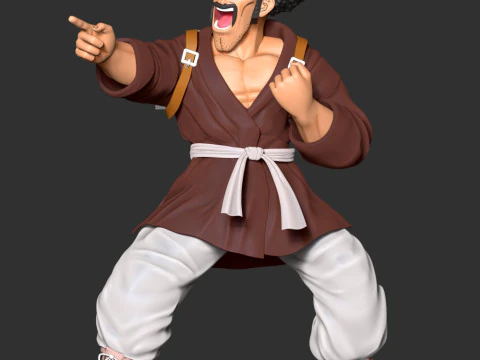 Mr Satan - Dragon Ball 3D Print Model