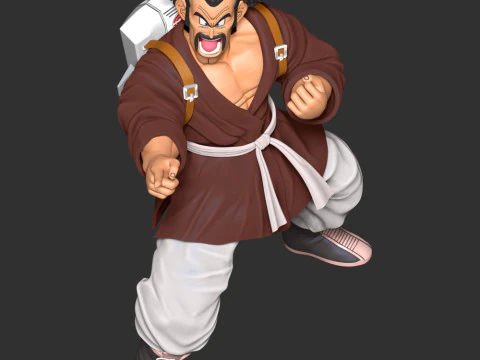 Mr Satan - Dragon Ball 3D Print Model
