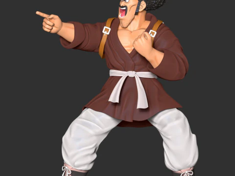 Mr Satan - Dragon Ball 3D Print Model