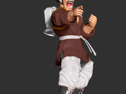 Mr Satan - Dragon Ball 3D Print Model