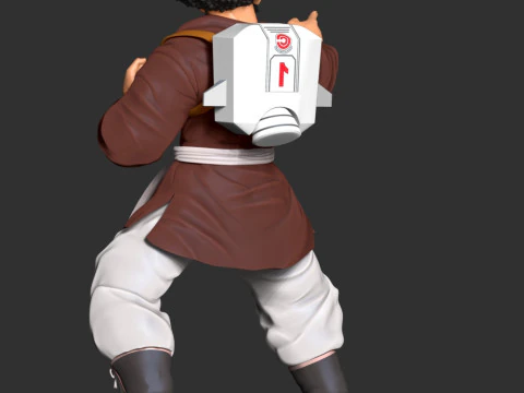 Mr Satan - Dragon Ball 3D Print Model
