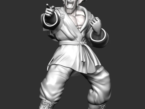Mr Satan - Dragon Ball 3D Print Model