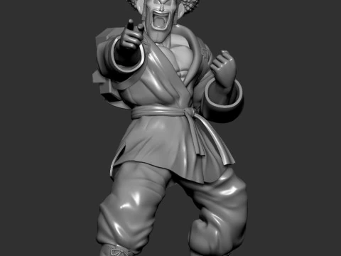 Mr Satan - Dragon Ball 3D Print Model