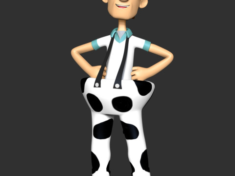 Captain Turbot CowPants Modelo de Impressão 3D