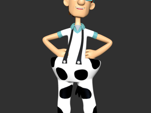 Captain Turbot CowPants Modelo de Impressão 3D